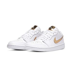 Air Jordan 1 Retro Low WMNS ‘White Metallic Gold’